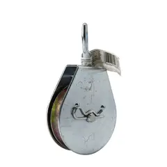 Kingchain - Polea c/destorcedor uso rudo zinc 2-1/2" a granel