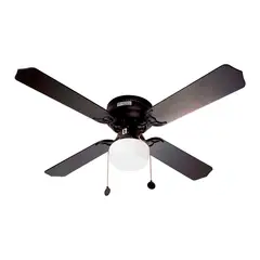 Artfan - Ventilador de Techo Labardi 4 Aspas y 1 Luz de 42" Negro