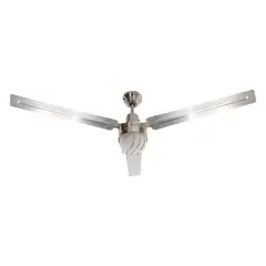 Artfan - Ventilador de Techo Vanetti 3 Aspas y 1 Luz de 54" Plata