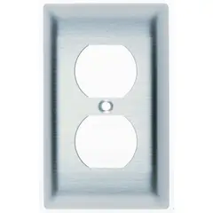 Bticino - Placa dúplex acero