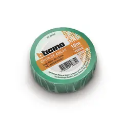Bticino - Cinta Aislante, Verde 19 mm x 10 m