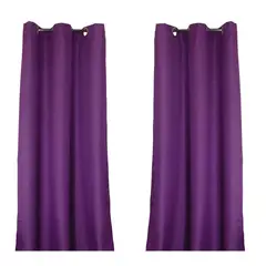 Deco Cortina - Cortina semi-opaca Cracker morada 135x220 cm