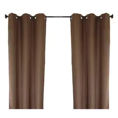 Deco Cortina - Cortina semi-opaca Cracker café 135x220 cm