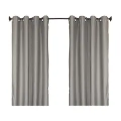 Deco Cortina - Cortina Semi-Opaca Gracas Color Gris 135 x 220 cm