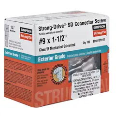 Simpson Stron Tie - Tor estruc #9 X 1 1/2" 100 U