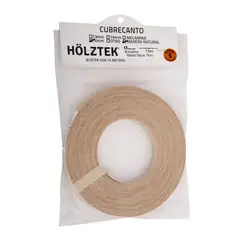 Holztek - Cubrecanto Madera natural 15 m de 16mm Encino