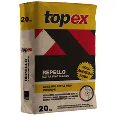 Topex - Repello extra fino 20 kg blanco