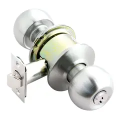 Philips - Cerradura Pomo para Baño Acero Inoxidable