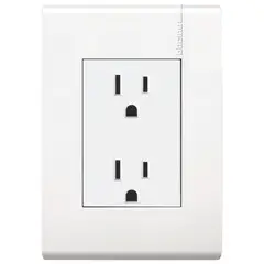 Bticino - Toma coriente doble c/protección infantil 127 V