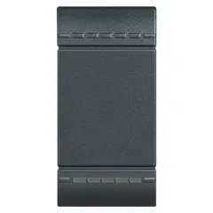 Bticino - Interruptor sencillo 127-277 V negro