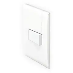 Bticino - Placa c/1 int. sencillo color blanco (armada)