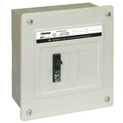 Bticino - Centro de Carga de 4 Polos 60A 120V/240V~1F-3H 10 kA Empotrar