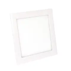 Iusa - Luminario LED Cuadrado Slim para Empotrar de 18W Fría