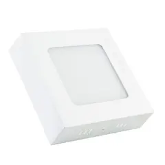 Iusa - Luminario LED Cuadrado para Sobreponer de 6W Luz Fría