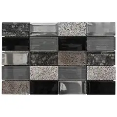 Intermatex - Malla Infinity negra 30x30 cm