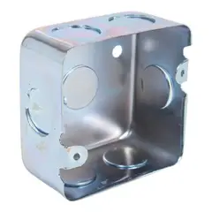 Alcione - Caja cuadrada c/chapa 2" galvanizada