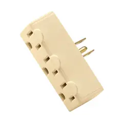 Arrow Hart - Multicontacto 3 salidas 2P 3H 15A 125 V marfil