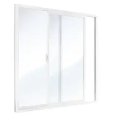 Multimarca - Ventana aluminio blanco 150 x 120 cm
