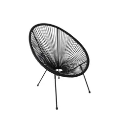 Just Home Collection - Silla Acapulco Negra