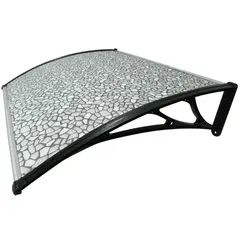 Hoggan - Alero de Policarbonato tipo Vitral 125 X 70 cm