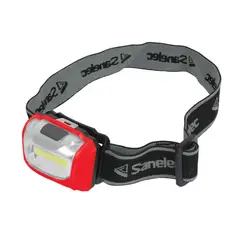 Sanelec - Linterna d/cabeza 10 leds pila