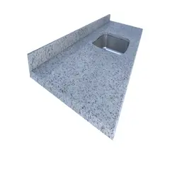 Cocinas Y Banos - Cubierta con fregadero blanco dallas 2.0m