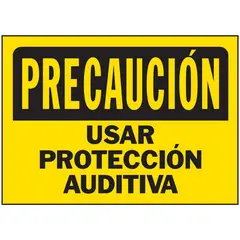 Hyko - Senal Precaucion Usar Proteccion Auditiva