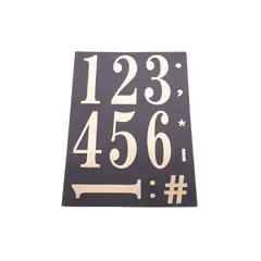 Hyko - Plantilla de Numeros Autoadheribles 3"