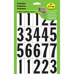 Hyko - Plantilla de Numeros y Letras Autoadheribles 2"
