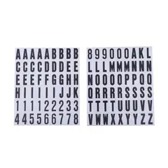 Hyko - Plantilla de Numeros y Letras Autoadheribles 1"
