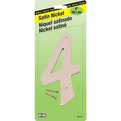 Hyko - Numero Satinado de 4" # 4