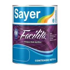 Sayerlack - Pintura Vinilica Facilita Blanco 4 Litros
