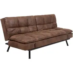 Just Home Collection - Futón Nairobi Tela Chocolate