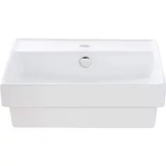 Sensi Dacqua - Lavabo de cerámica cuadrado 47x47 cm