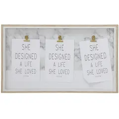 Just Home Collection - Marco para fotografía DIY de 10 x 15 cm Blanco