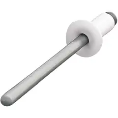 Aksi - Remache blanco 54B 5/32"x1/4" (bolsa con 100 pzs)