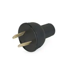 Sanelec - Clavija redonda de hule