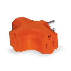 Sanelec - Adaptador tipo T 3 contacto aterrizado