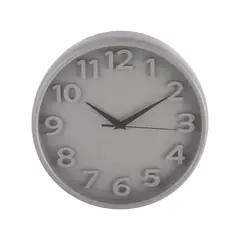 Just Home Collection - Reloj de Pared Color Gris 26 cm
