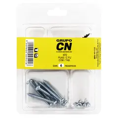 Clavos Nacionales - Kit4.tornillo/gal/6pz.1/4.c/ac