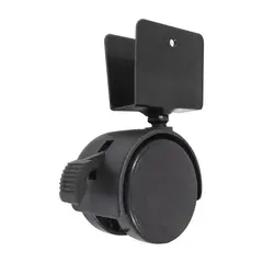 Fixser - Rodaja con freno "Twin" de nylon 40 mm tipo "U" 19 mm