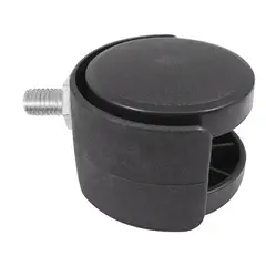 Fixser - Rodaja "Twin" de Nylon 50mm Espiga con Rosca