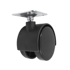 Fixser - Rodaja "Twin" de Nylon 40 mm con Placa