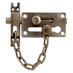 Santul - Pasador p/puerta c/cadena latón
