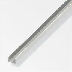 Alfer - Perfil "U" Rectangular 10x24mm PVC Blanco 1 m