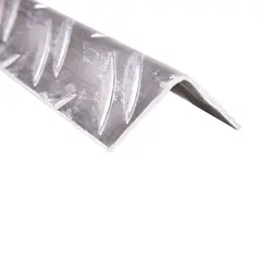 undefined - Ángulo antiderrapante aluminio 29.5 mm natural 1 M