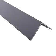 undefined - Ángulo aluminio 40x40 mm Plata 1 m