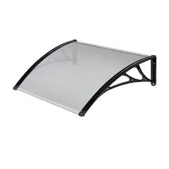 Win-Door - Alero de Policarbonato Cristal 125 X 100 cm