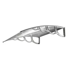 Hoggan - Alero Hoja Doble de Policarbonato 125 X 150 cm