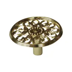 Fixser - Jaladera Boton #3849 Laton Brillante